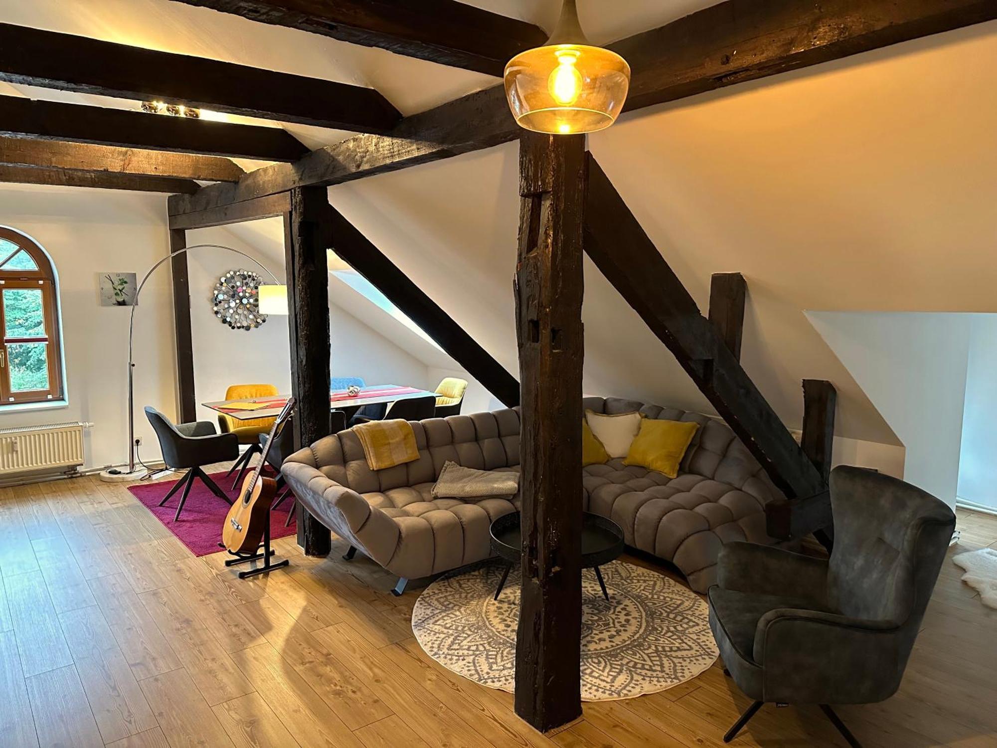 Stilvolle Ferienwohnung In Historischer Stadtvilla Neubrandenburg Kültér fotó
